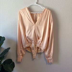 Steve Madden Peach Bodysuit